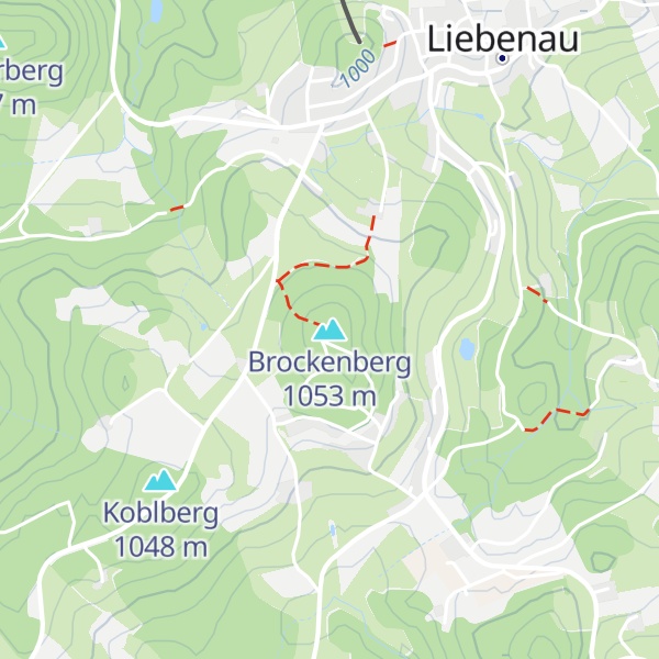 Map of Brockenberg