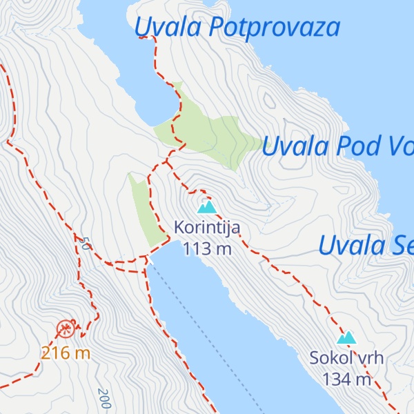 Map of Korintija