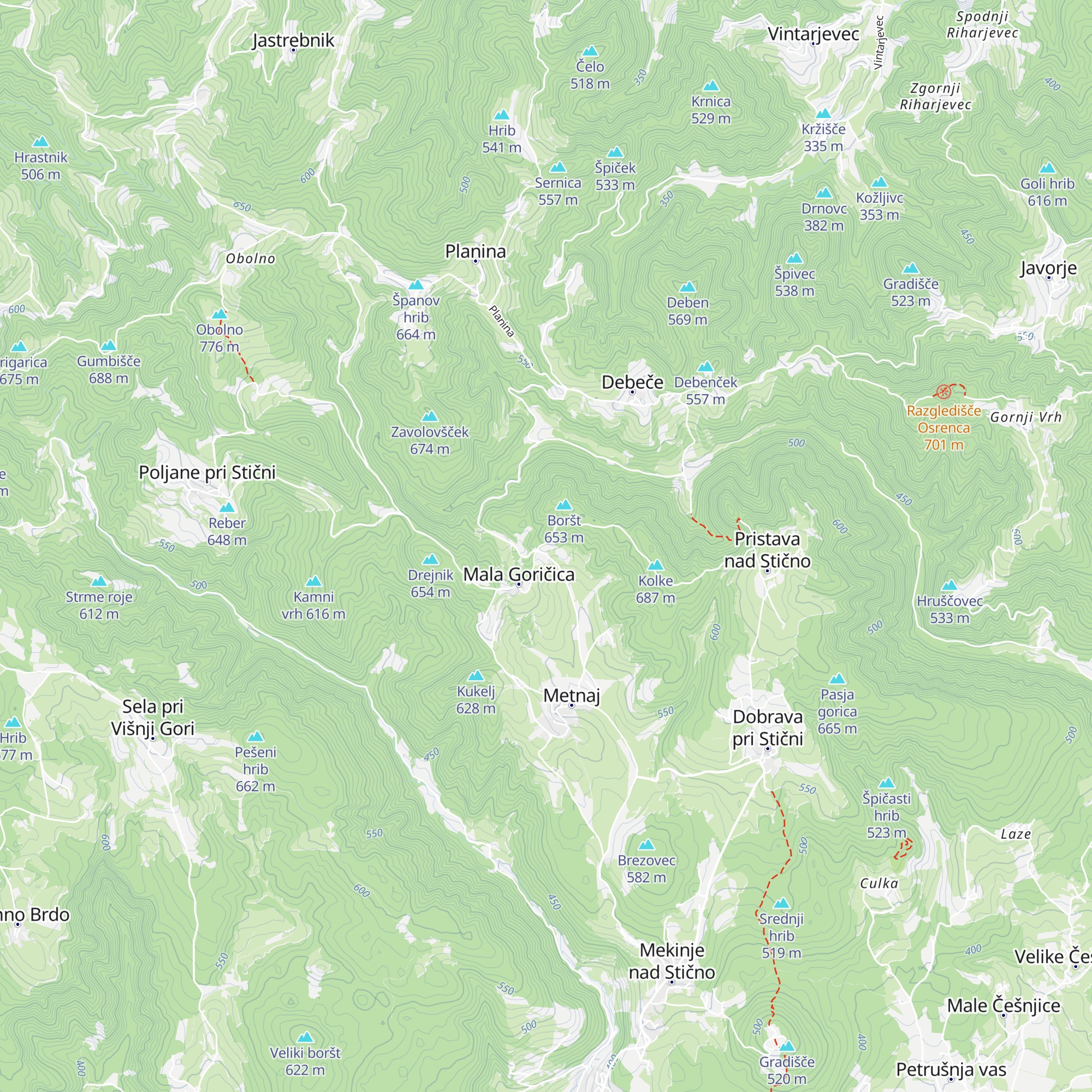 Lovska družina Ivančna Gorica map