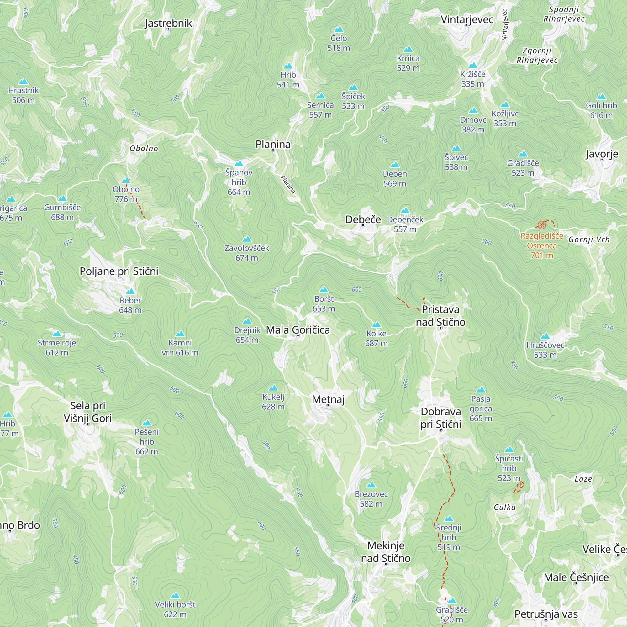 Lovska družina Ivančna Gorica map