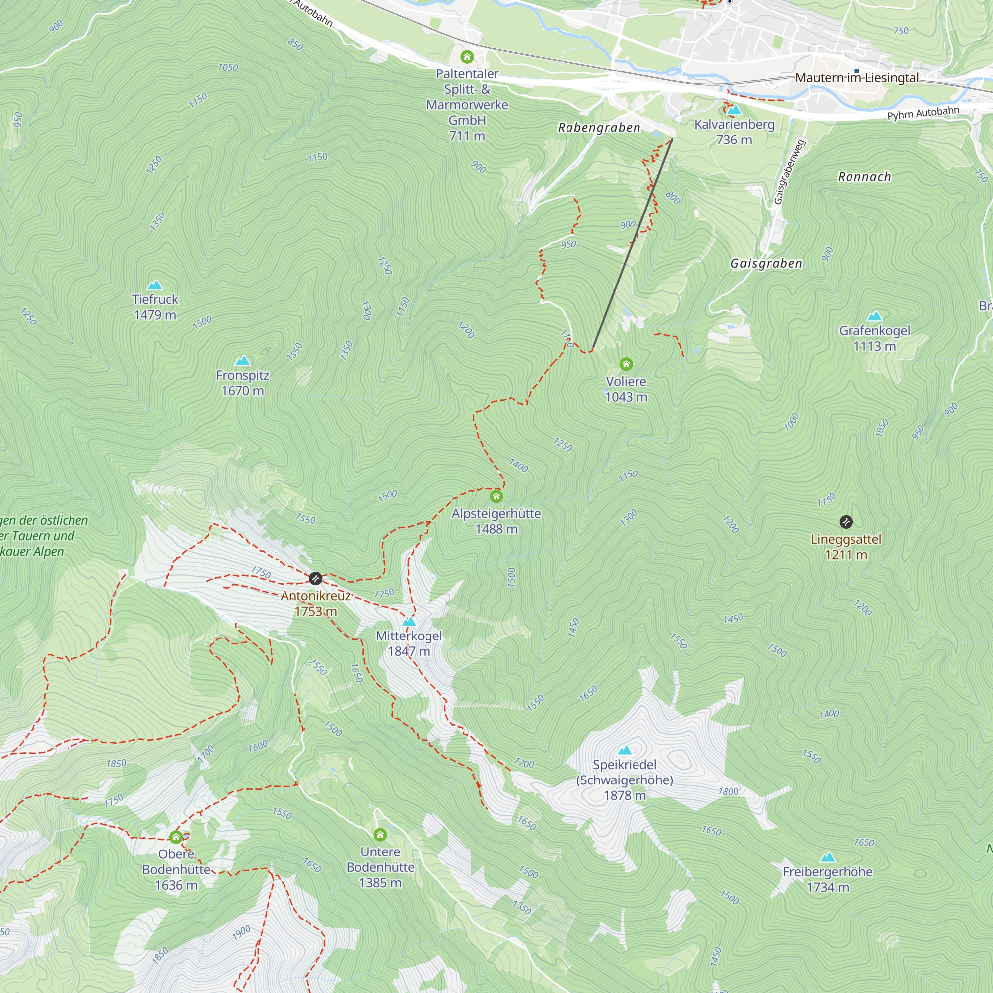 Alpsteigerhütte map