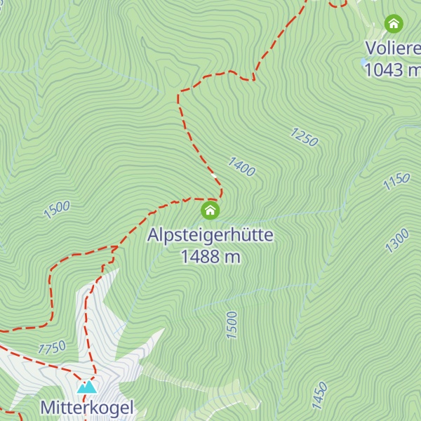 Map of Alpsteigerhütte