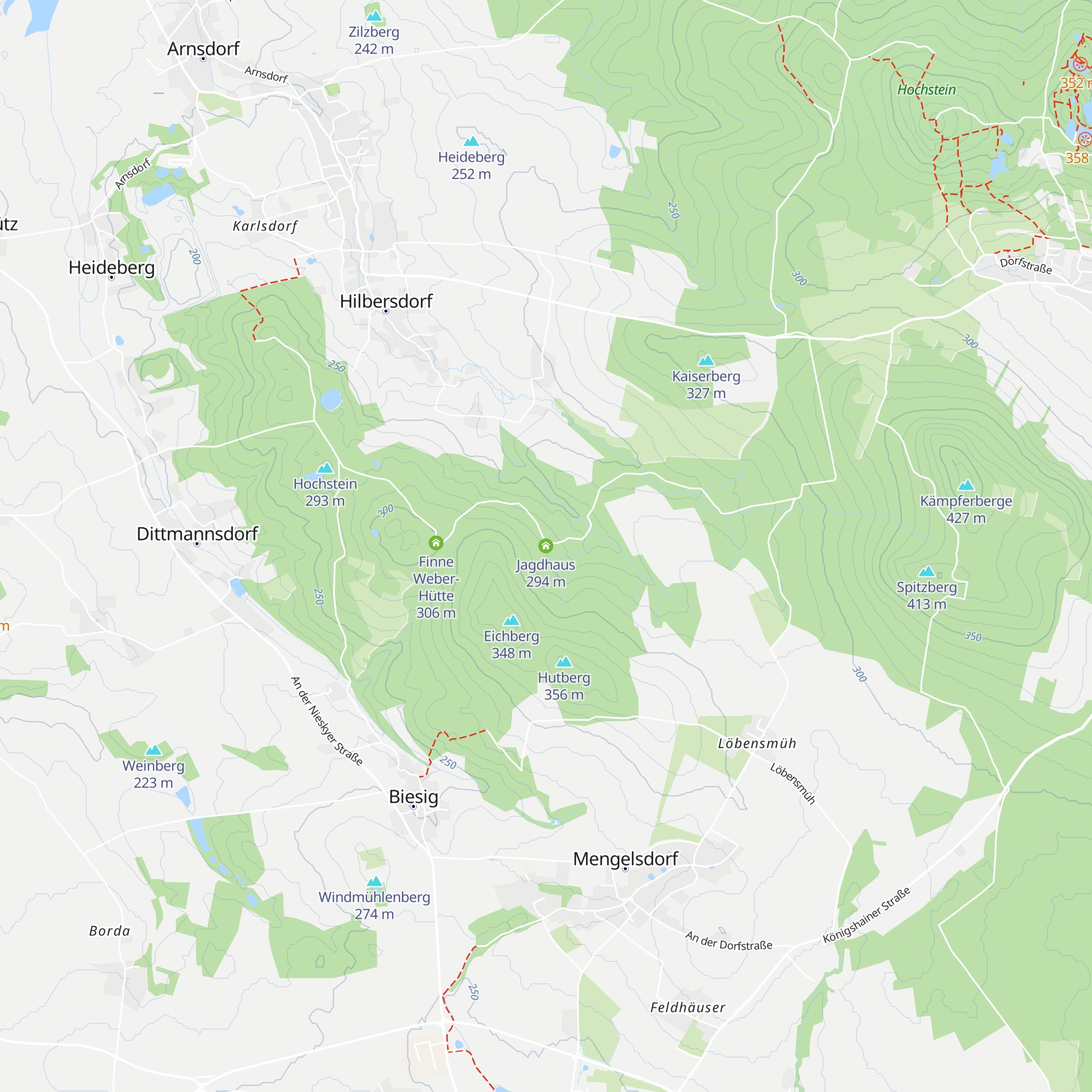 Jagdhaus map