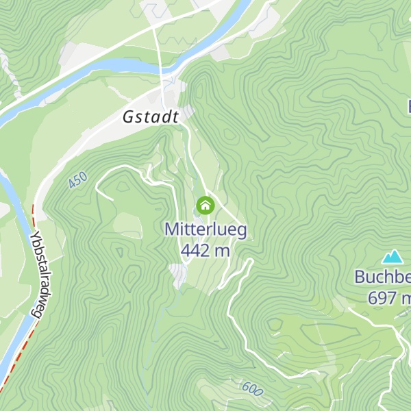 Map of Mitterlueg