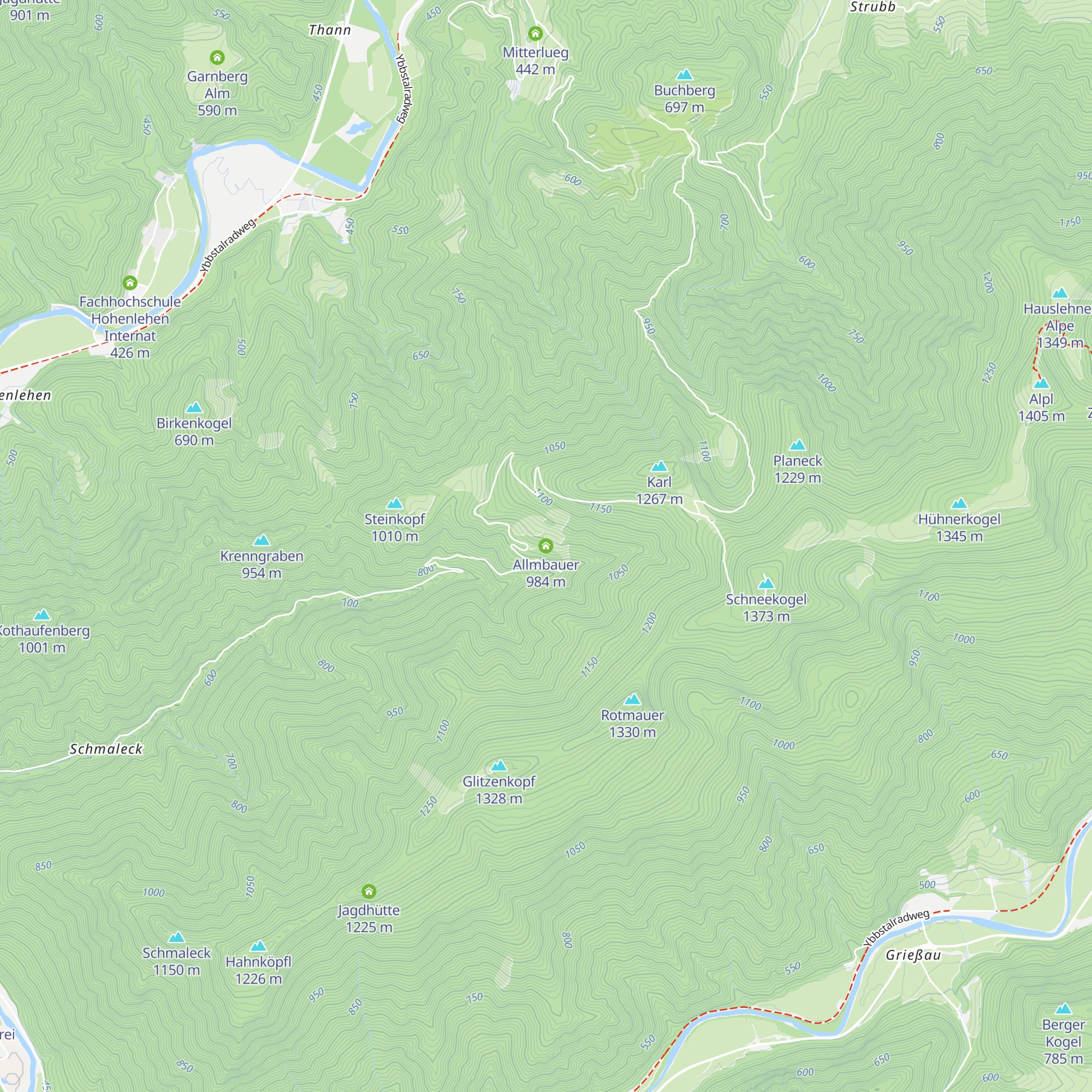 Allmbauer map