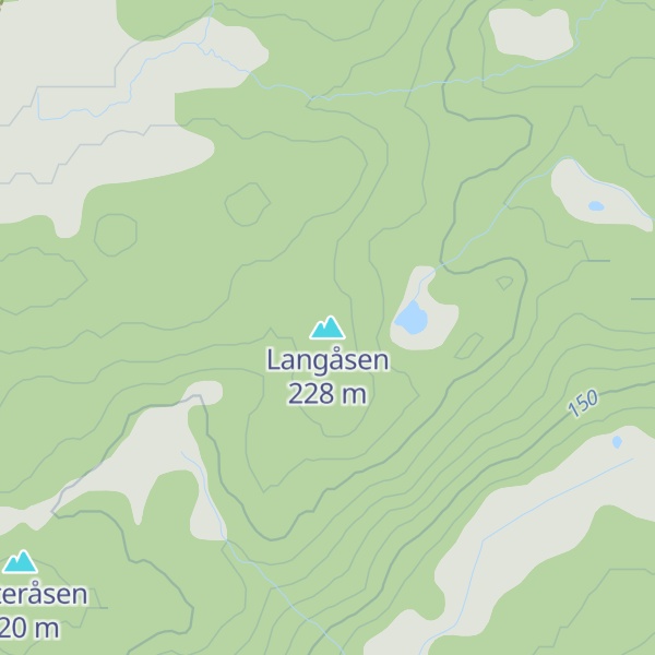 Map of Langåsen
