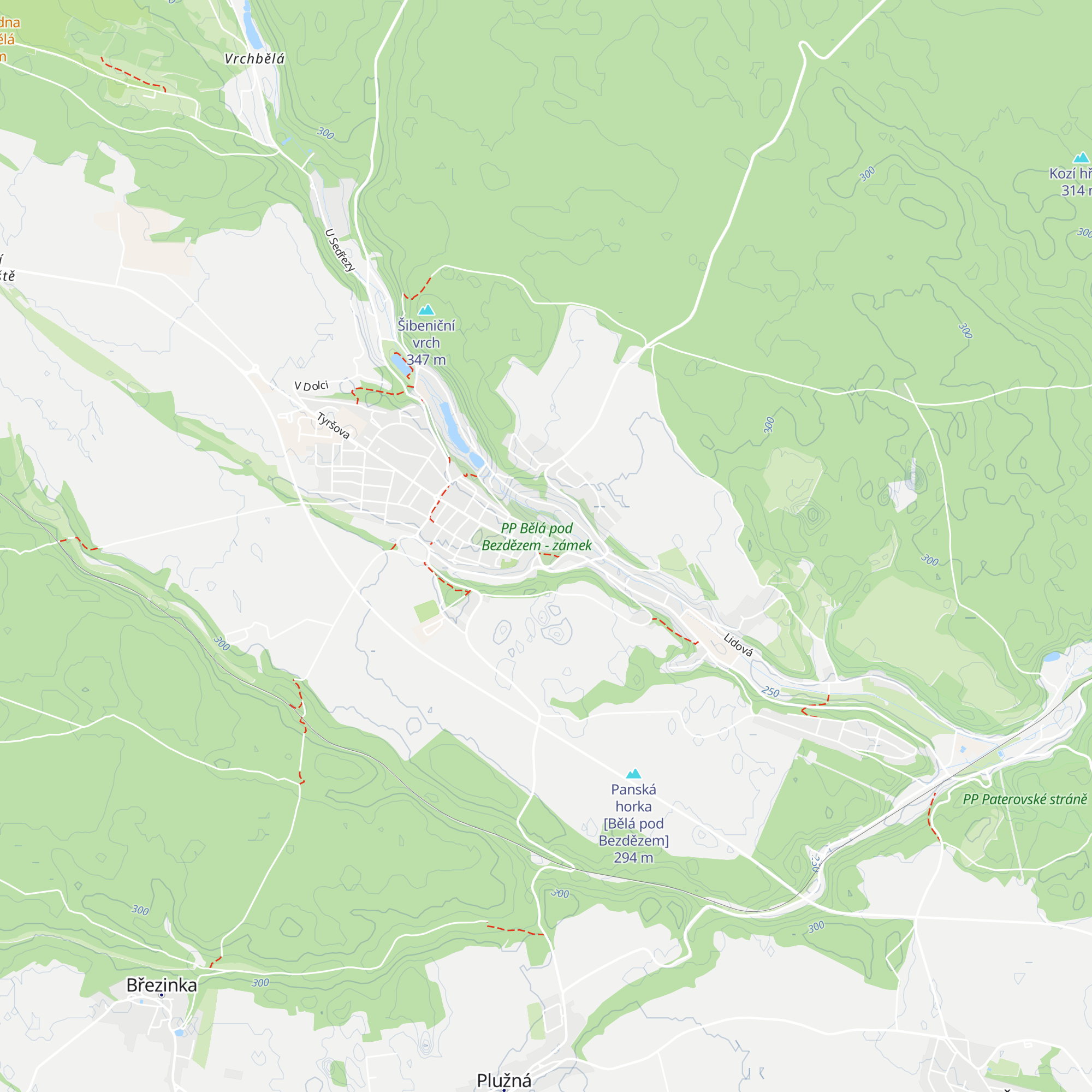 Informační centrum na zámku map