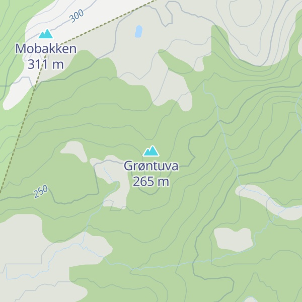 Map of Grøntuva