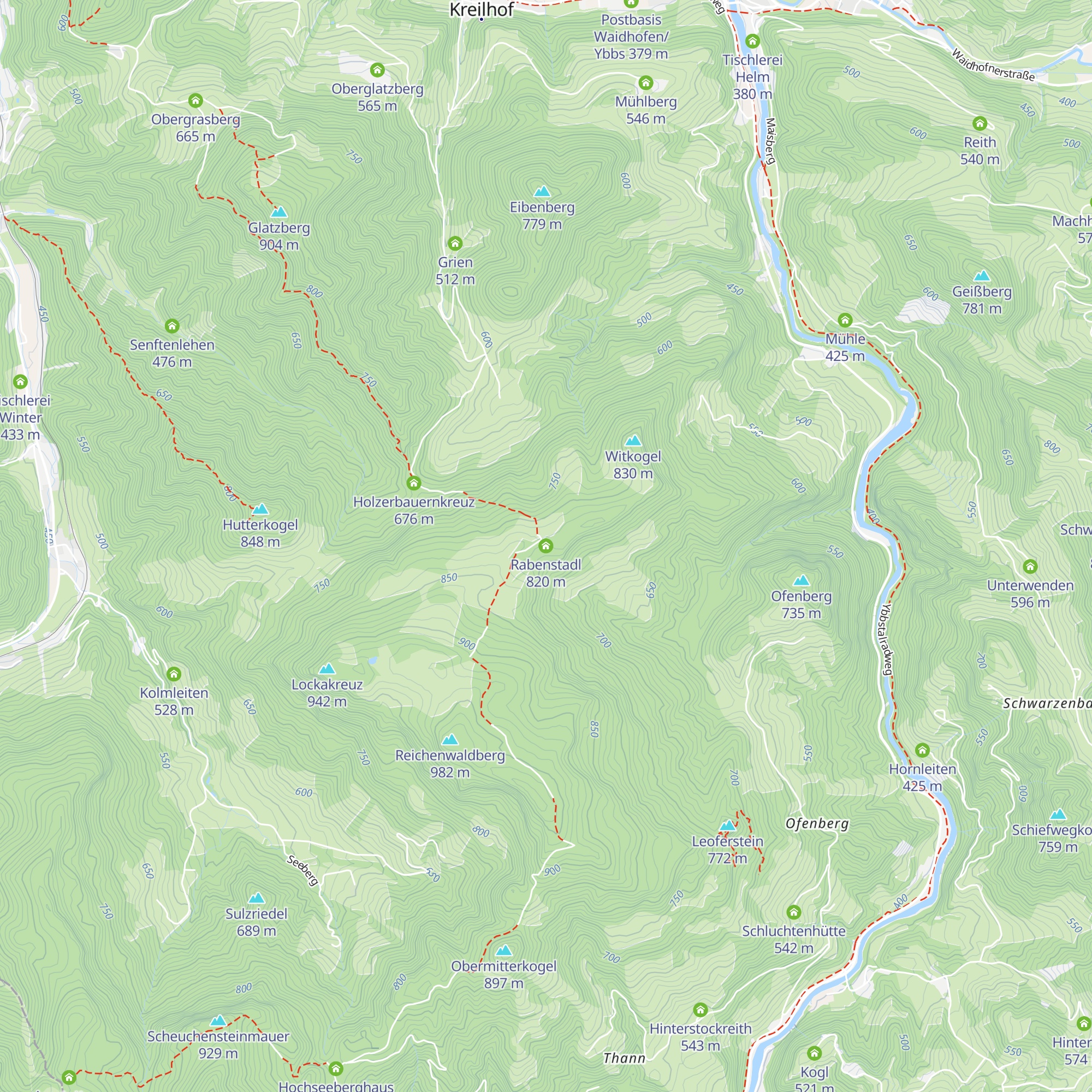 Rabenstadl map