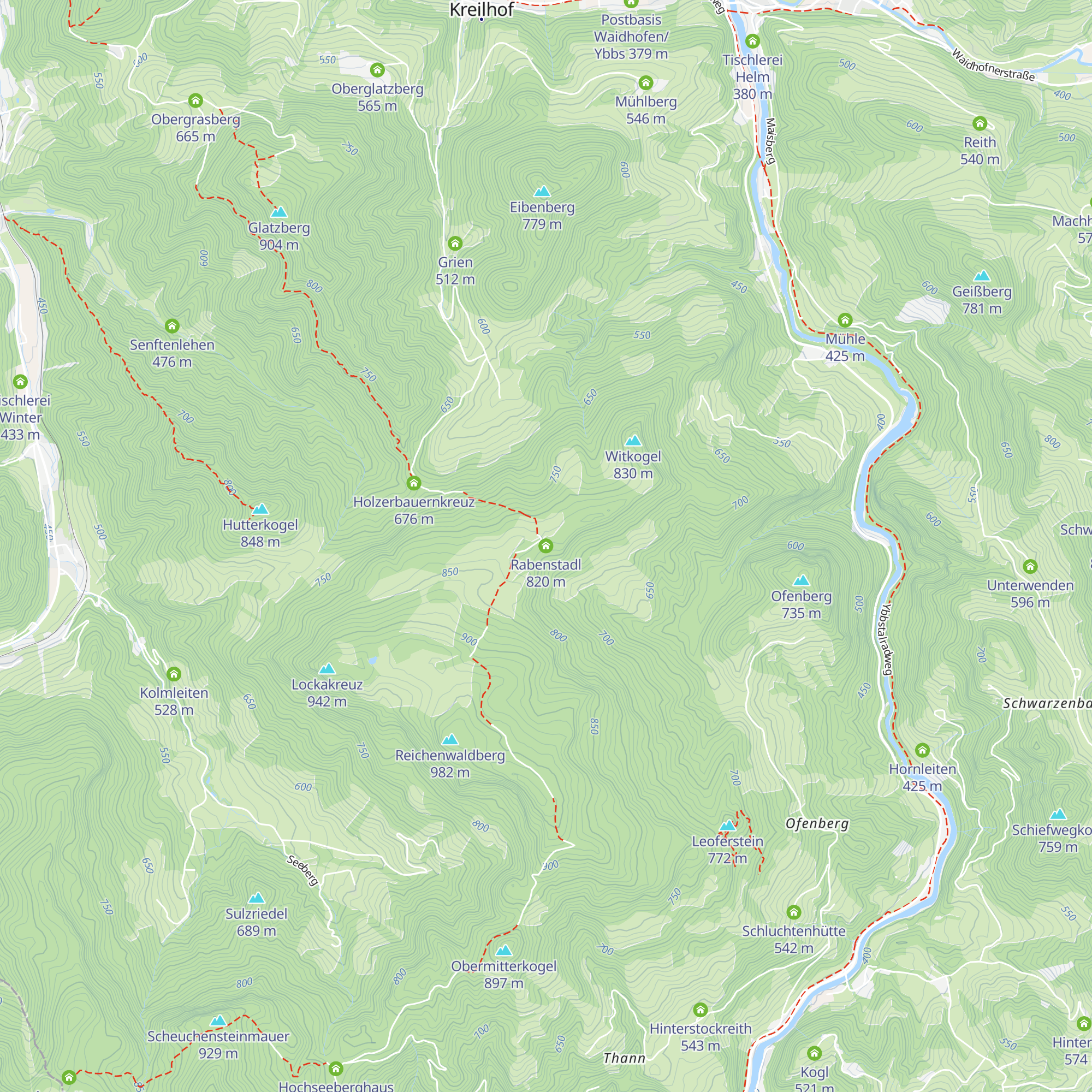 Rabenstadl map