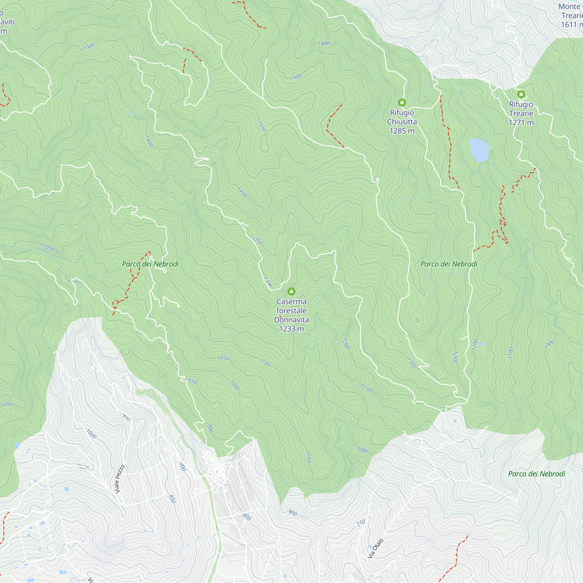 Caserma forestale Donnavita map