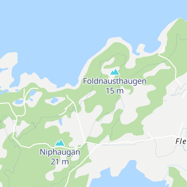 Map of Tjønnhaugen