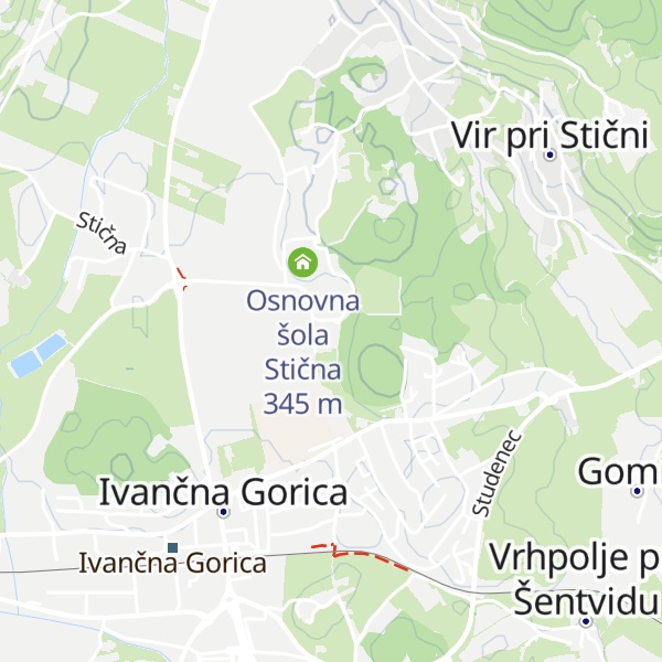 Map of Vrtec Marjetica