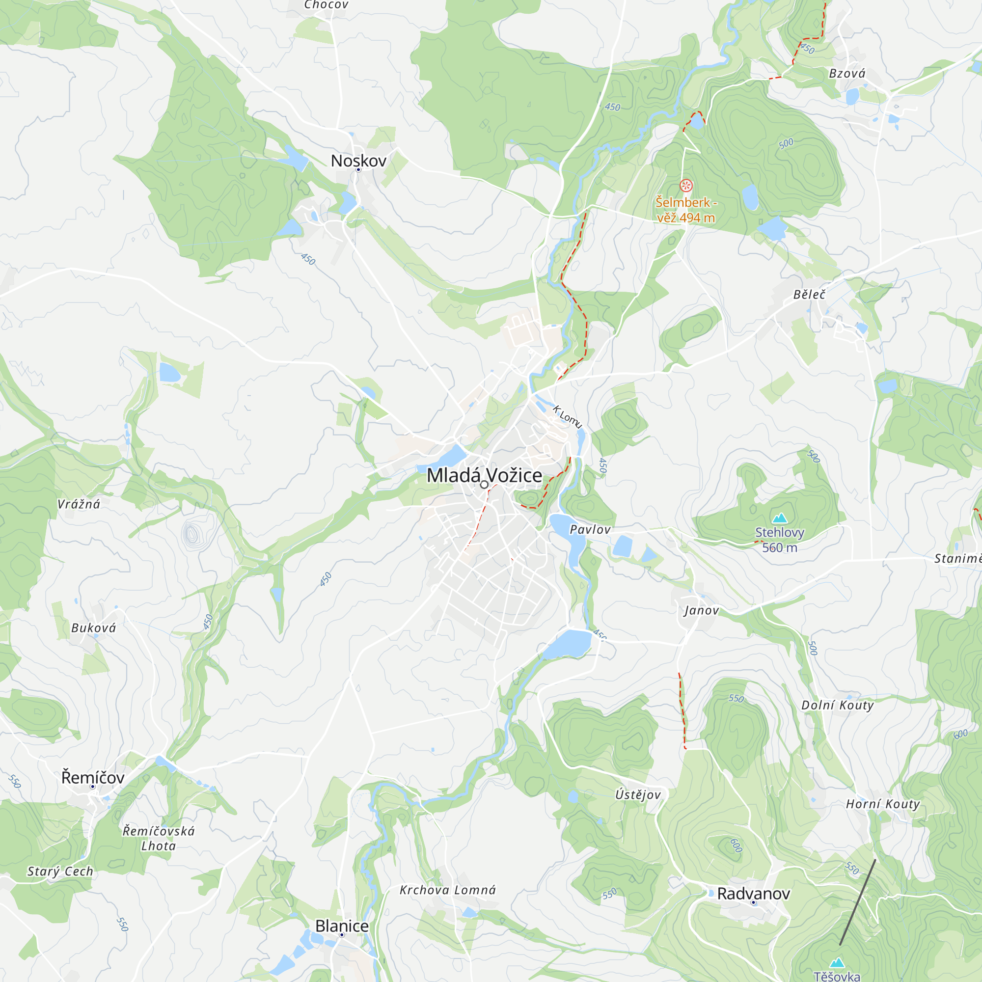 Turistické infocentrum Mladá Vožice map