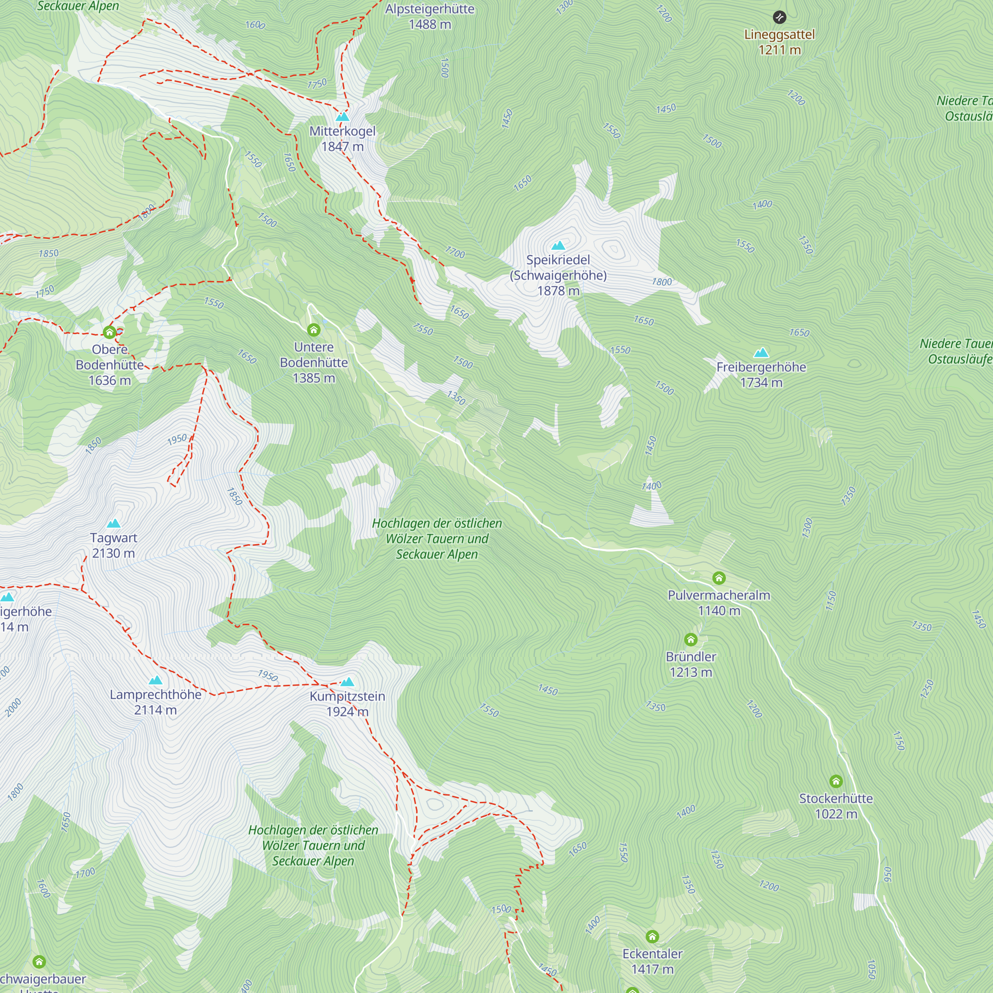 Rüfhütte map