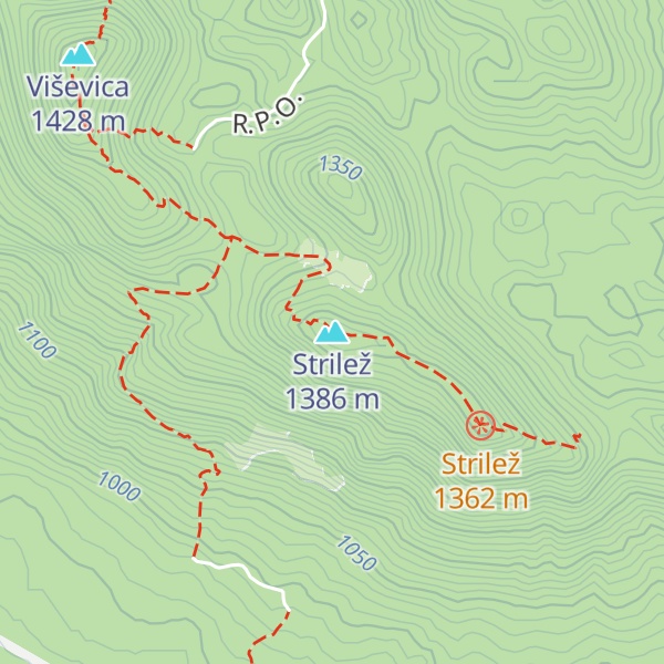 Map of Strilež