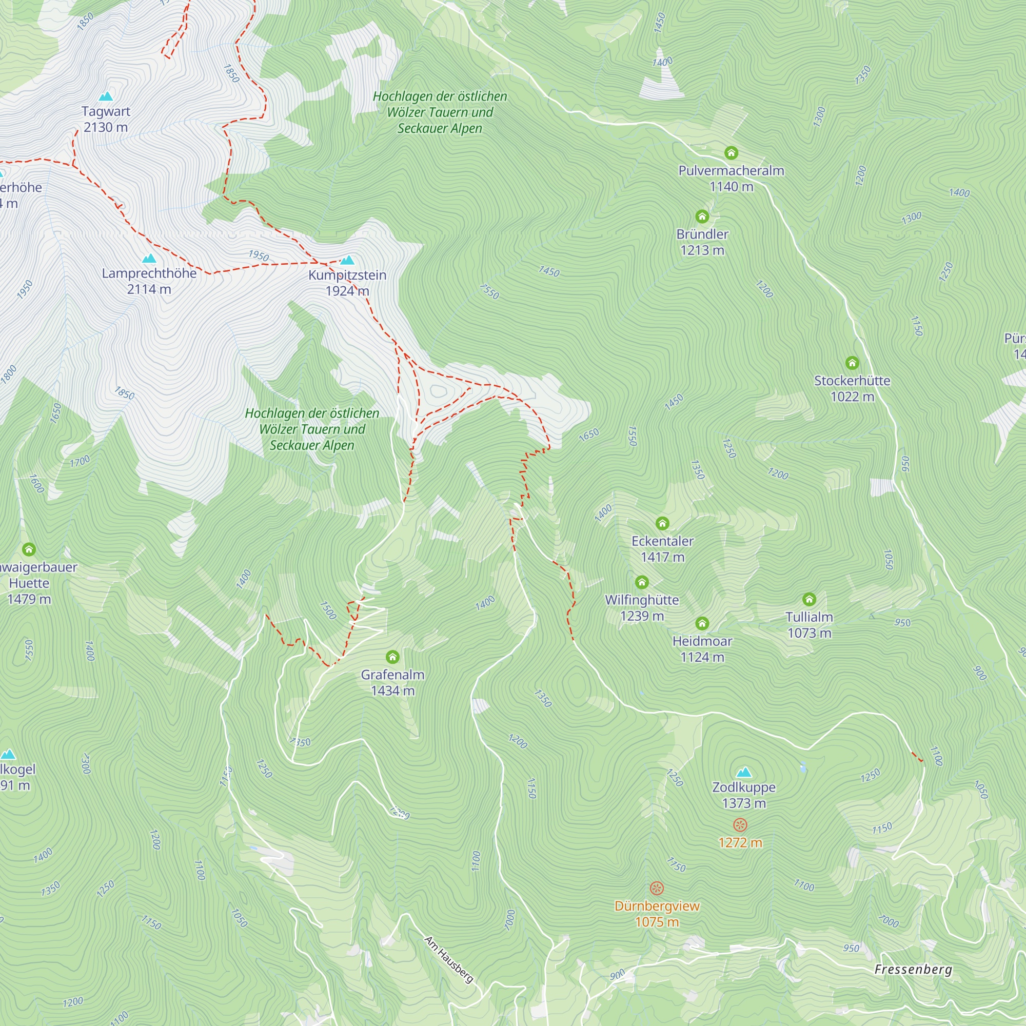 Ramplerhütte map