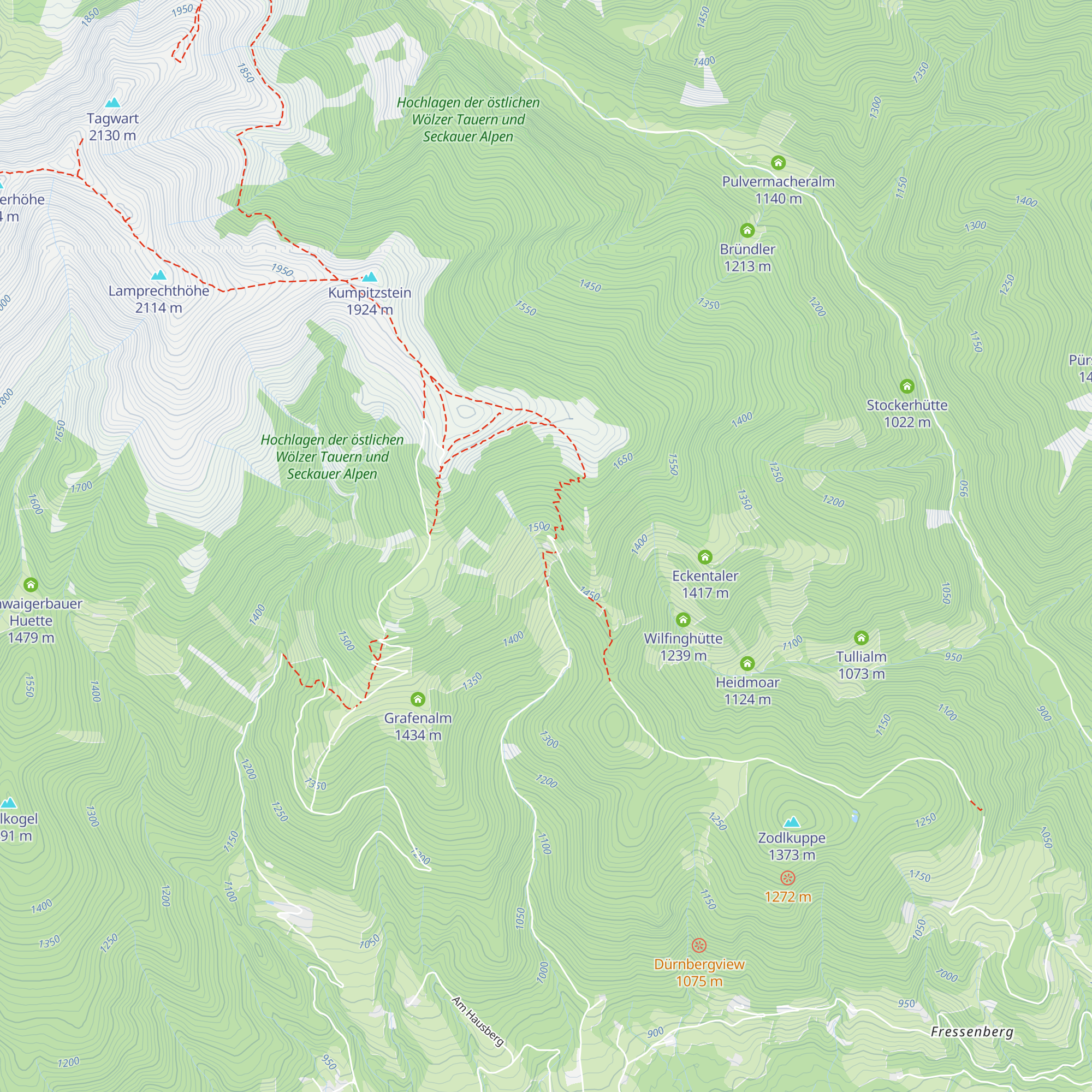 Ramplerhütte map