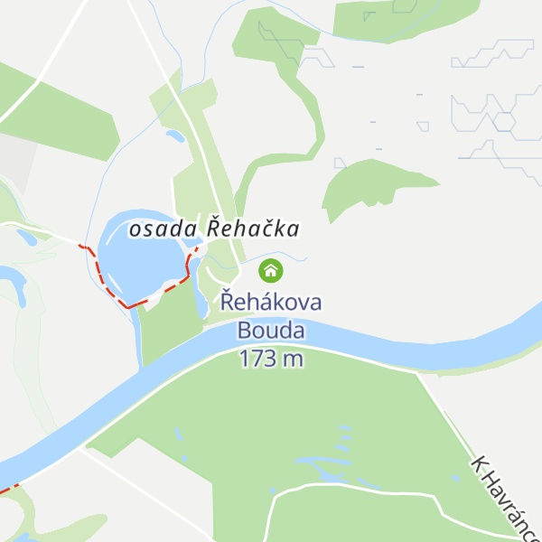 Map of Řehákova Bouda