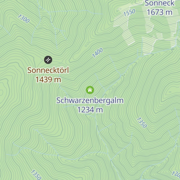 Map of Schwarzenbergalm