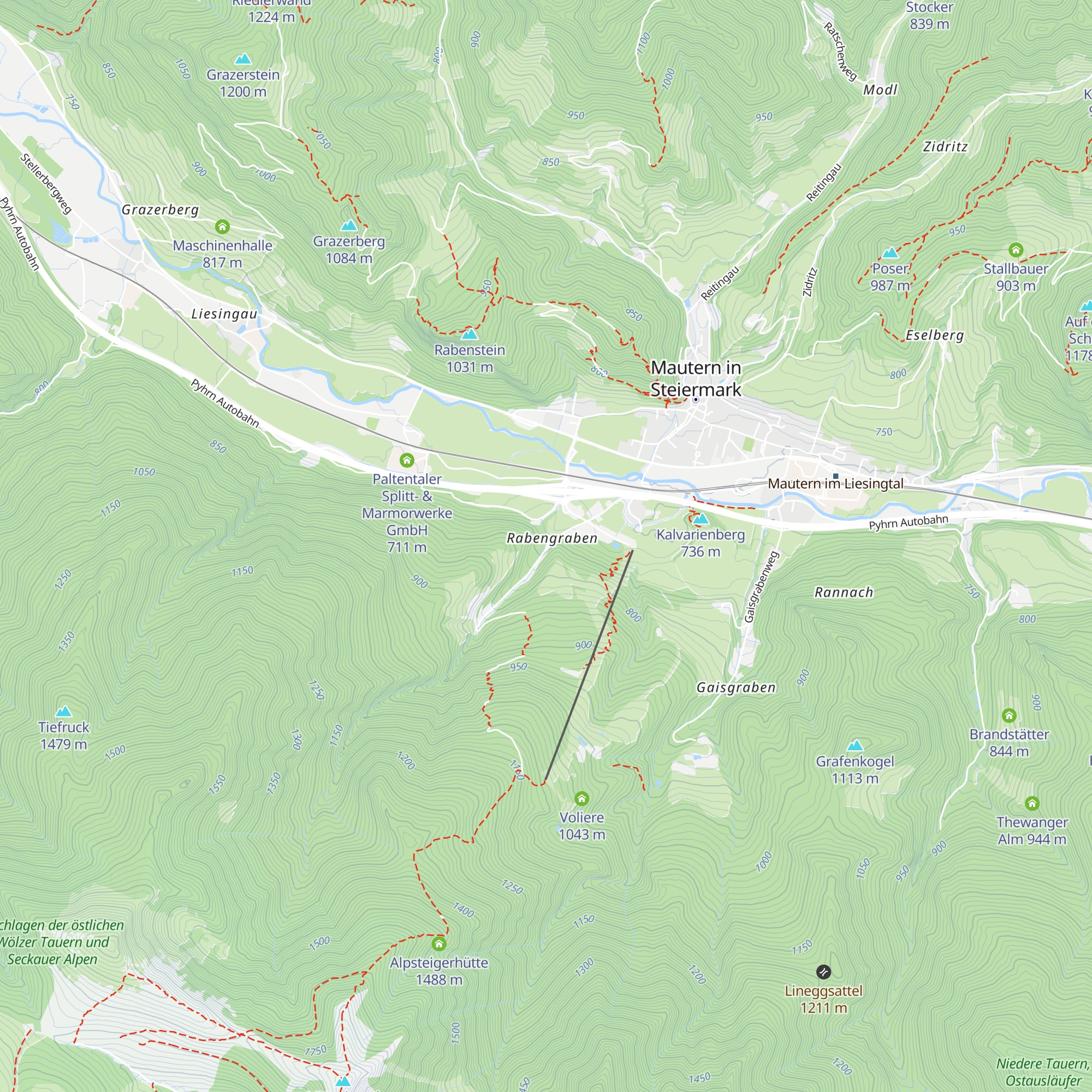 Priglauer Mühle map