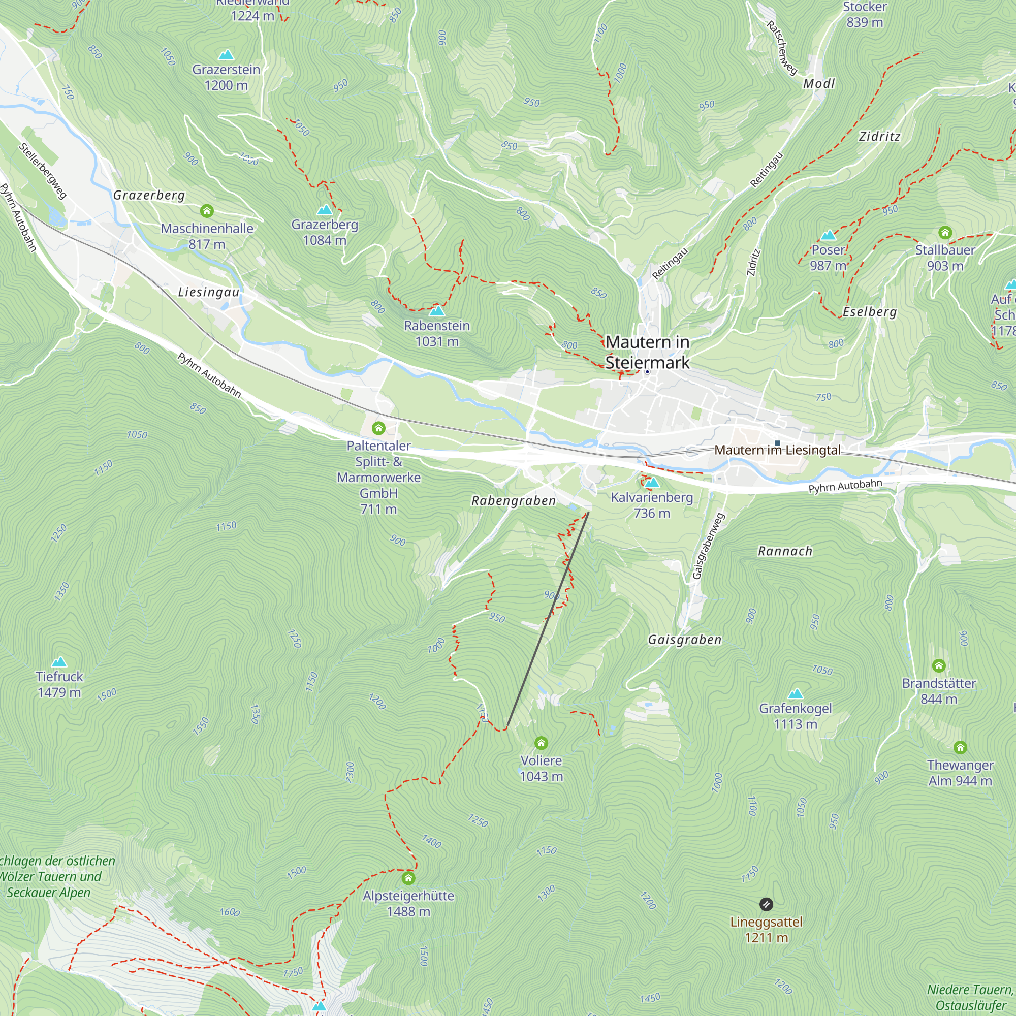 Priglauer Mühle map