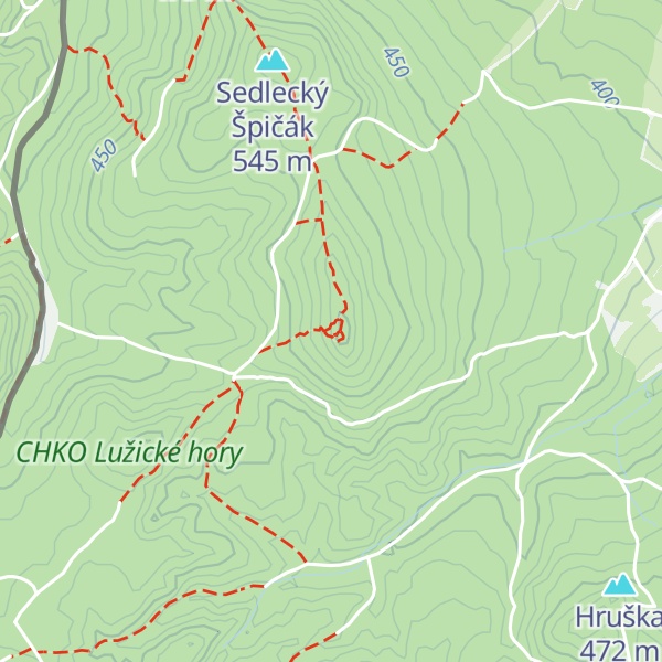 Map of Popova skála