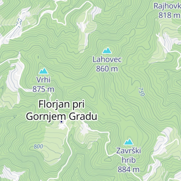 Map of Ajčjak