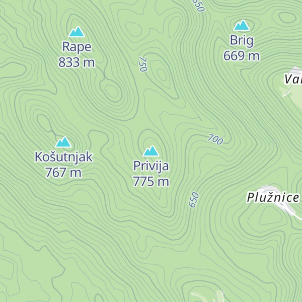 Map of Privija