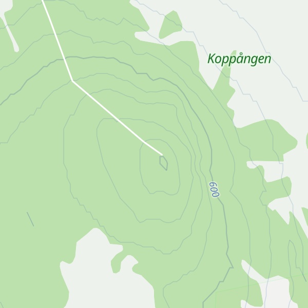Map of Stora Tunturiberget