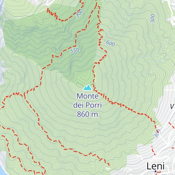Map of Monte dei Porri