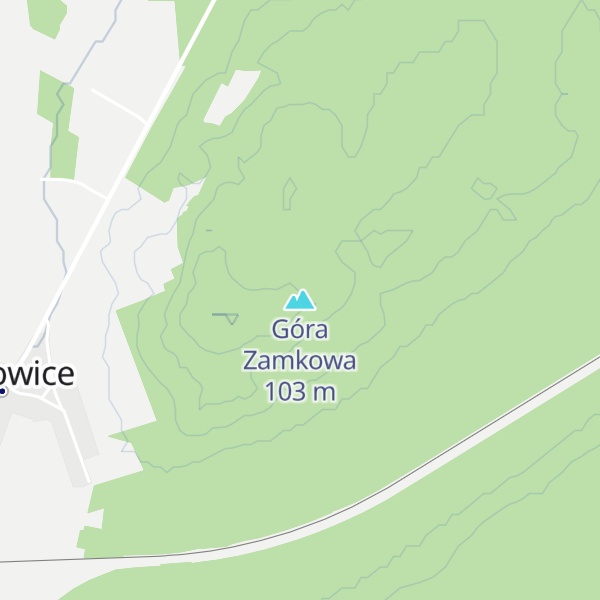 Map of Góra Zamkowa