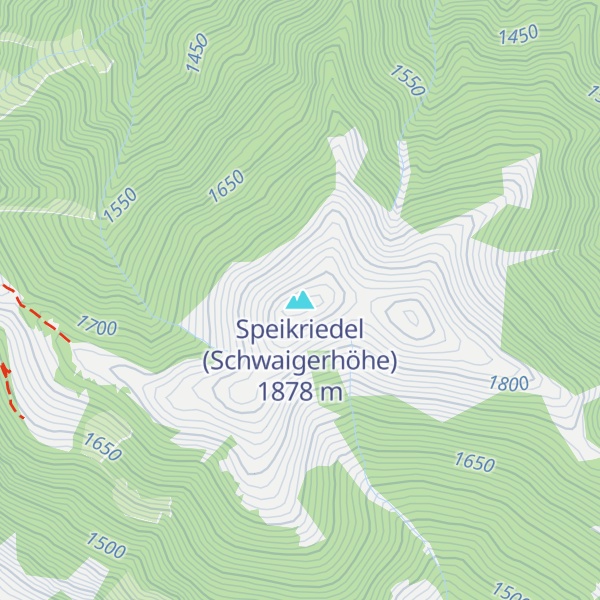 Map of Speikriedel (Schwaigerhöhe)