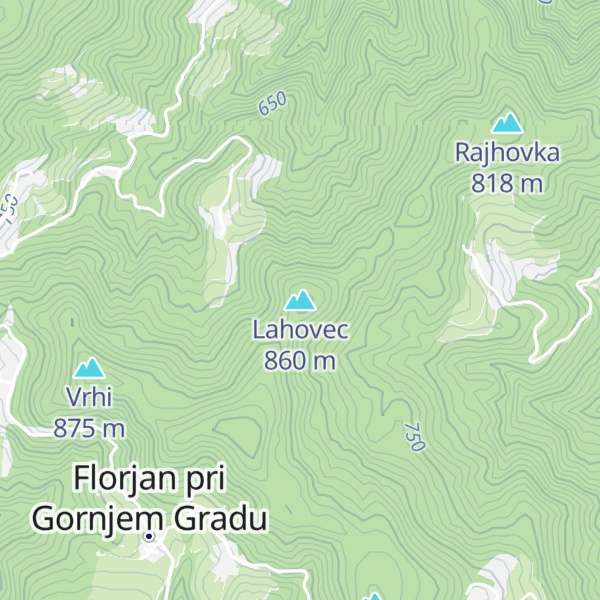 Map of Lahovec