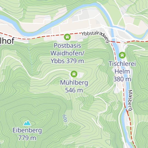 Map of Mühlberg