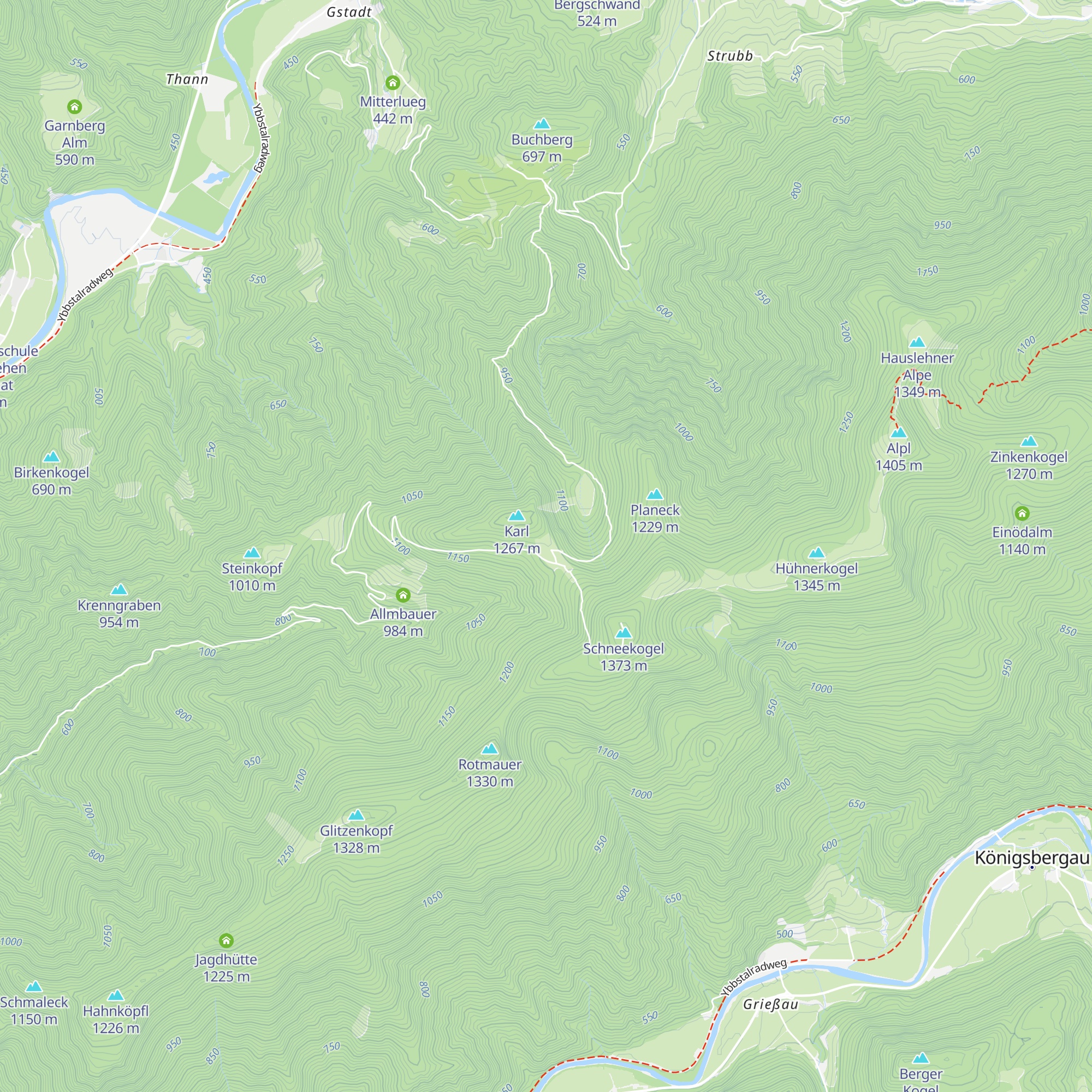 Bauernboden map