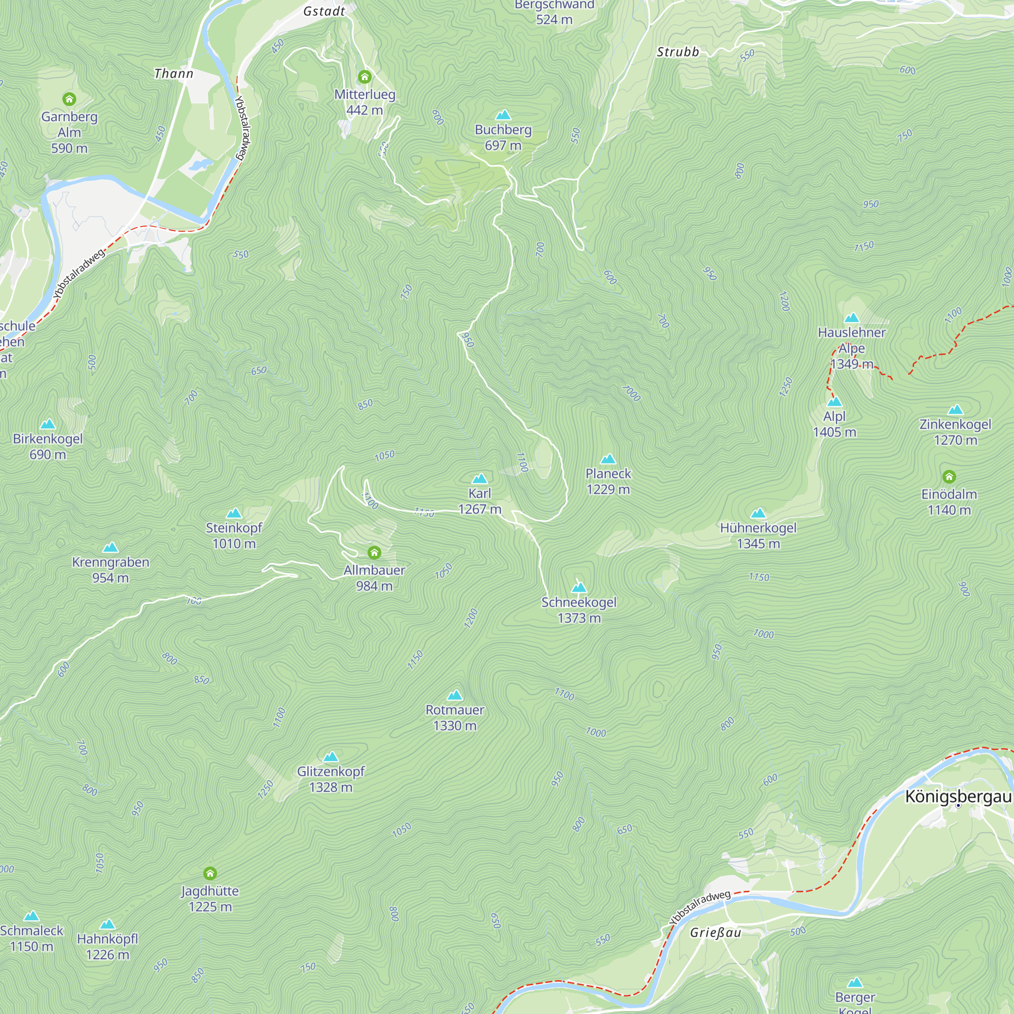 Bauernboden map