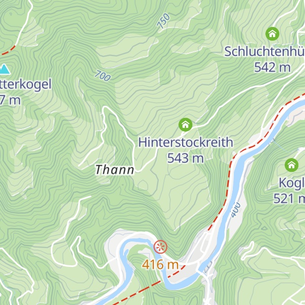 Map of Vorderstockreith