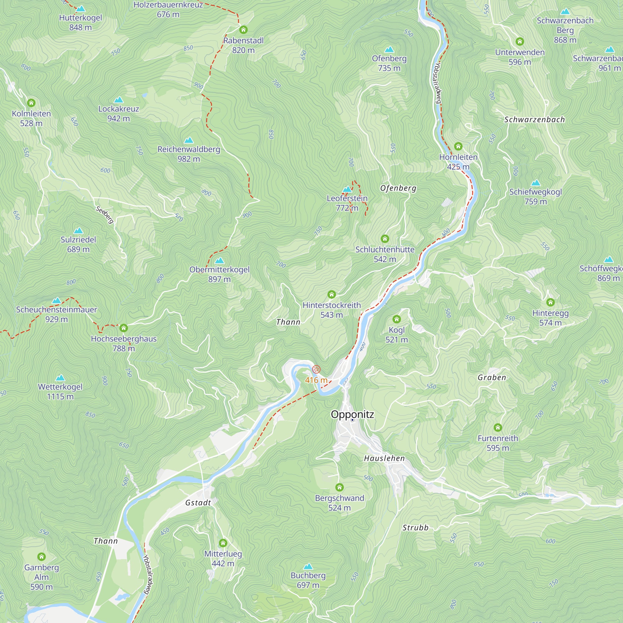 Vorderstockreith map
