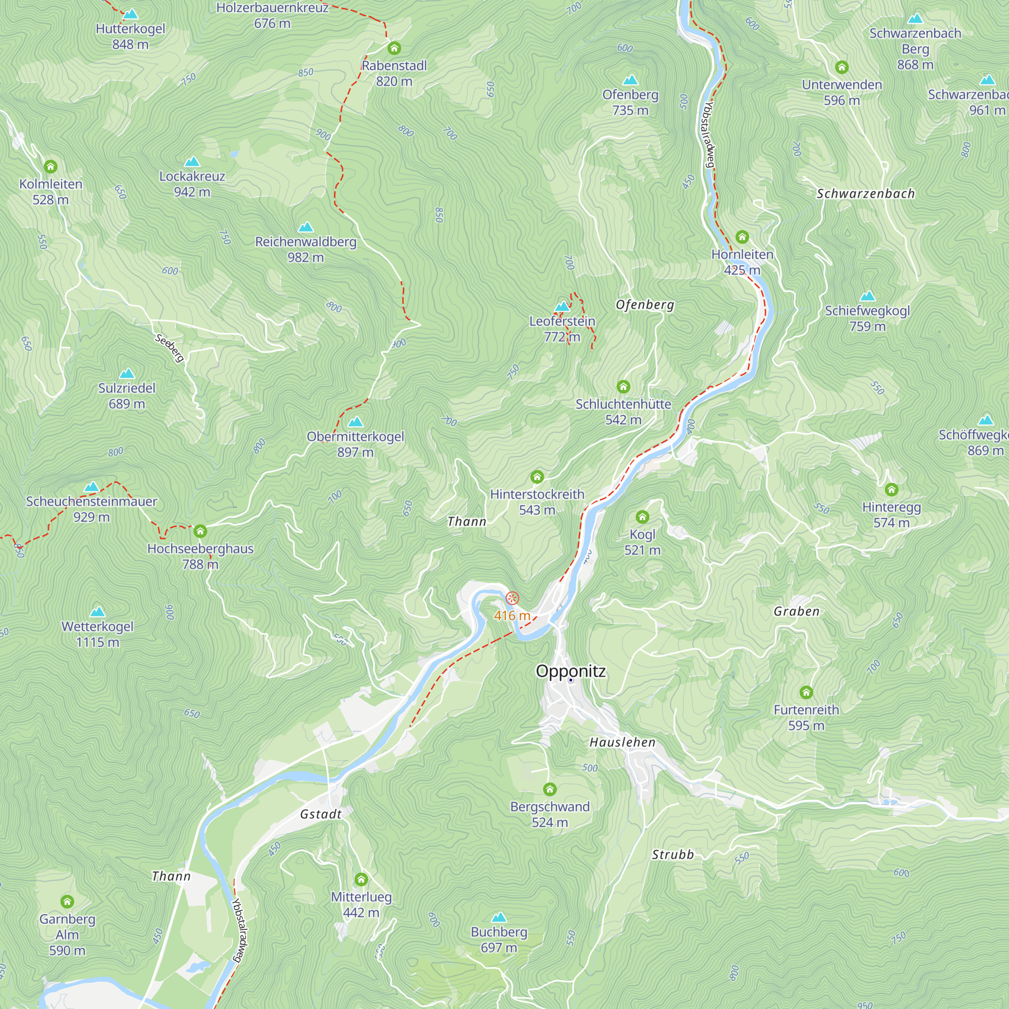 Vorderstockreith map