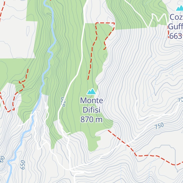 Map of Monte Difisi