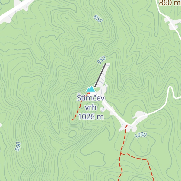 Map of Planinski centar Petehovac