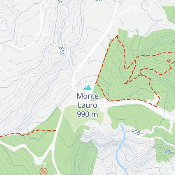 Map of Monte Lauro