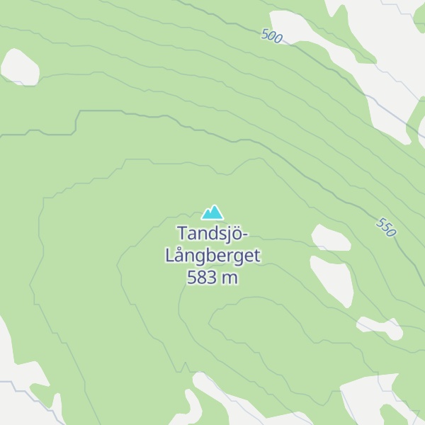 Map of Tandsjö-Långberget