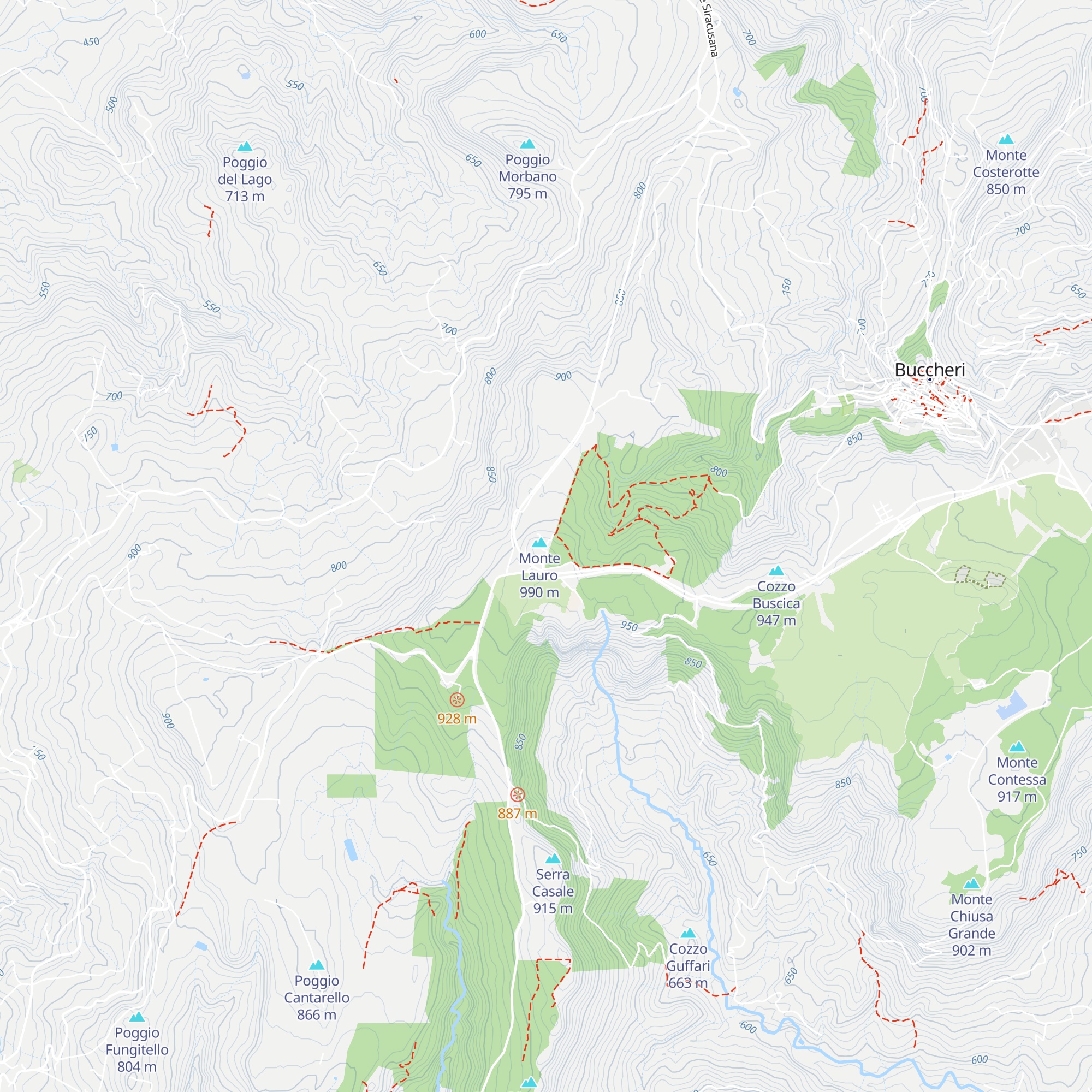 Monti Iblei map