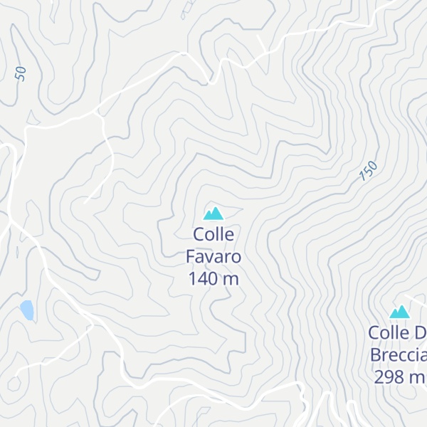 Map of Colle Favaro