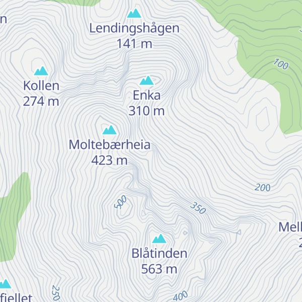 Map of Enkemannen