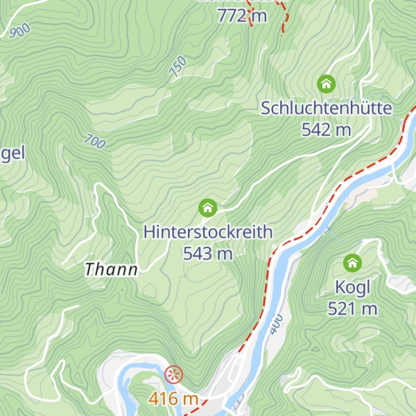 Map of Hinterstockreith