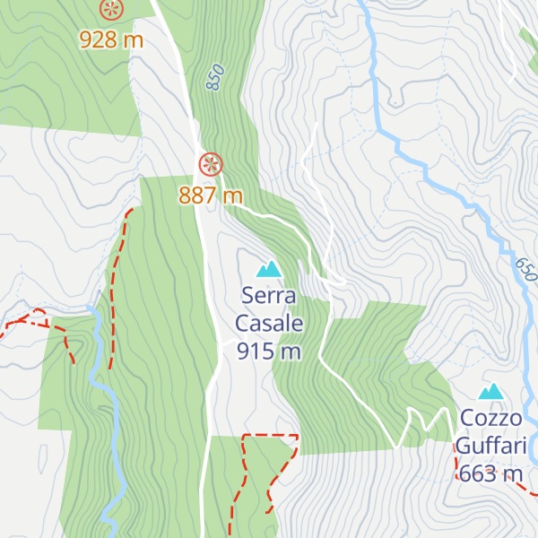 Map of Serra Casale