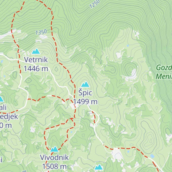 Map of ZRS RK Domžale-Moravče